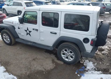 2021 Jeep Wrangler Unlimited Islander 4X4 z USA, uszkodzony, nr VIN 1C4HJXDN4MW764631
